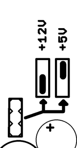 Перемычка выбора напряжения питания датчика: +12V / +5V